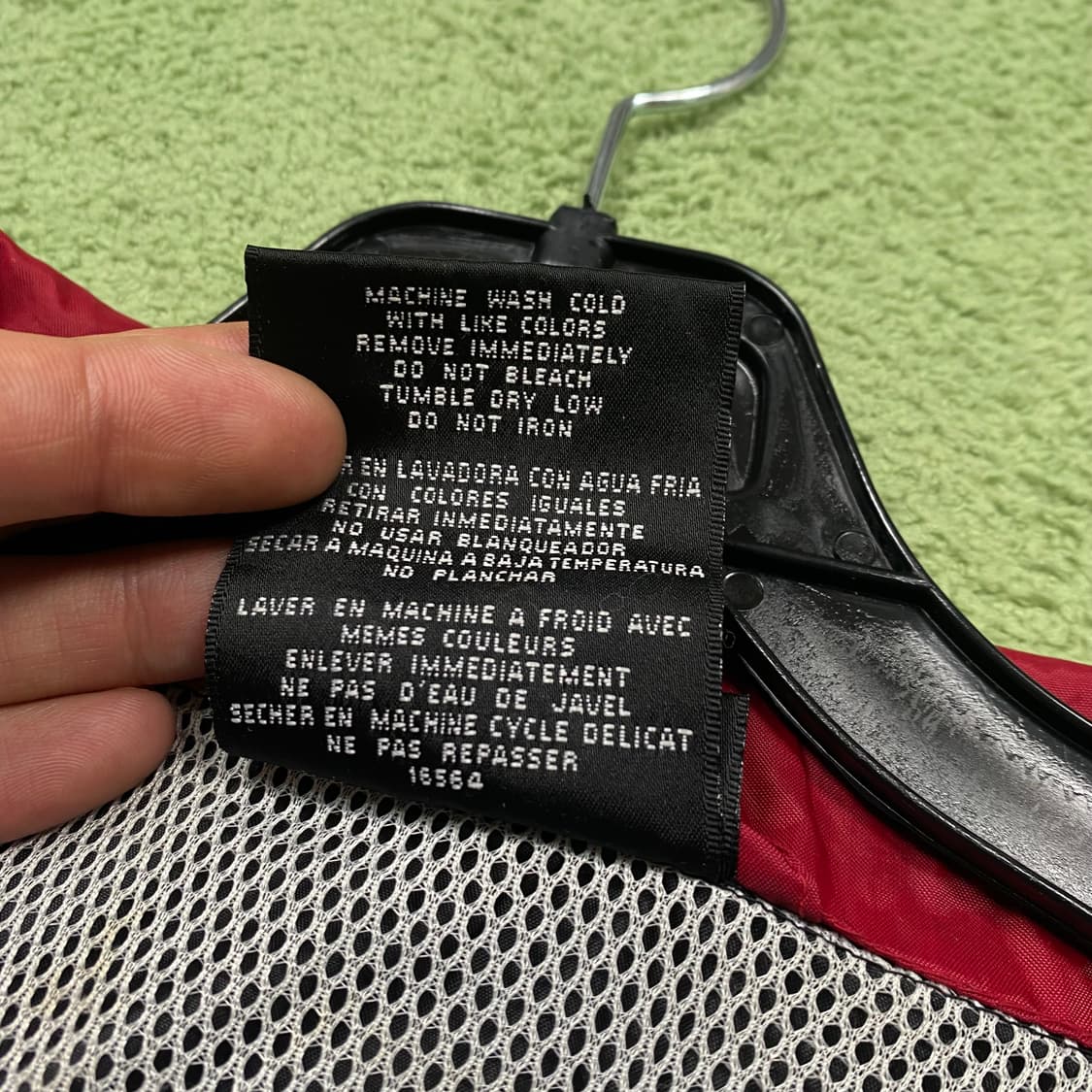 아디다스 00's 올드스쿨 후면 빅로고 반집업 우븐 상품이미지6