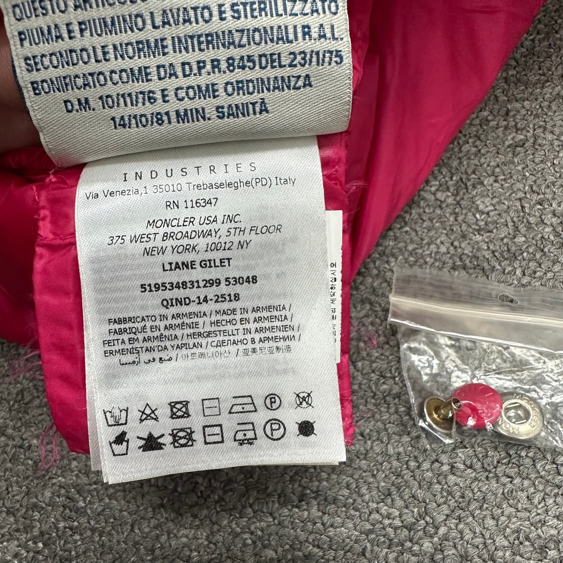 몽클레어 아동 패딩조끼 상품이미지6