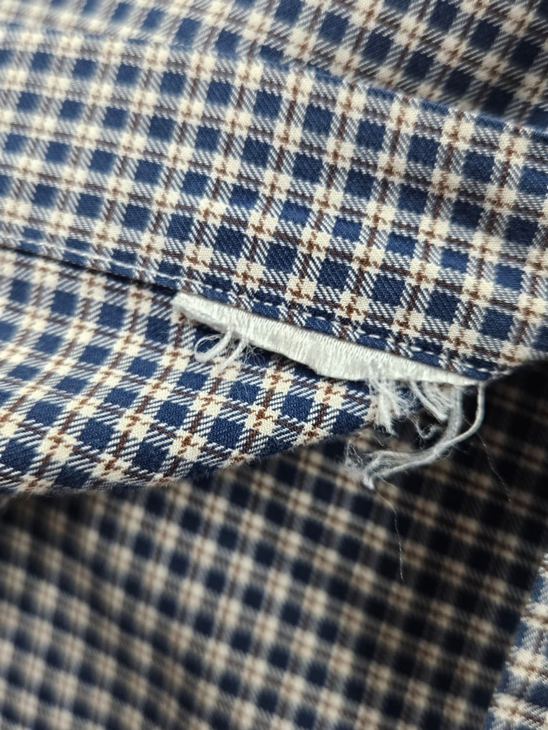 폴로랄프로렌 슬림 핏 체크 패턴 셔츠 ( L ) / 11024 상품이미지10