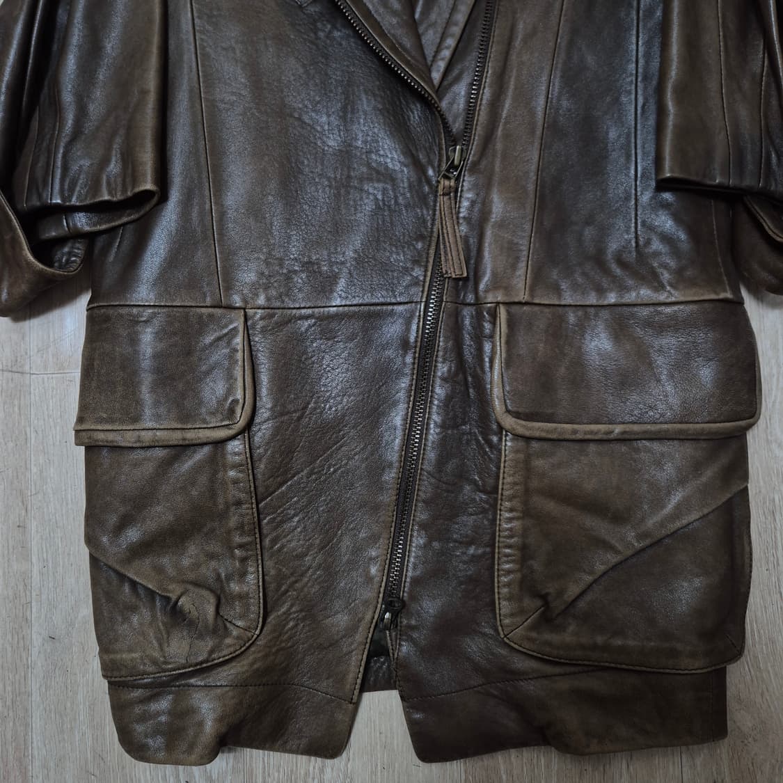 오브제 여성 양가죽 롱코트 자켓 82-94-155 상품이미지3