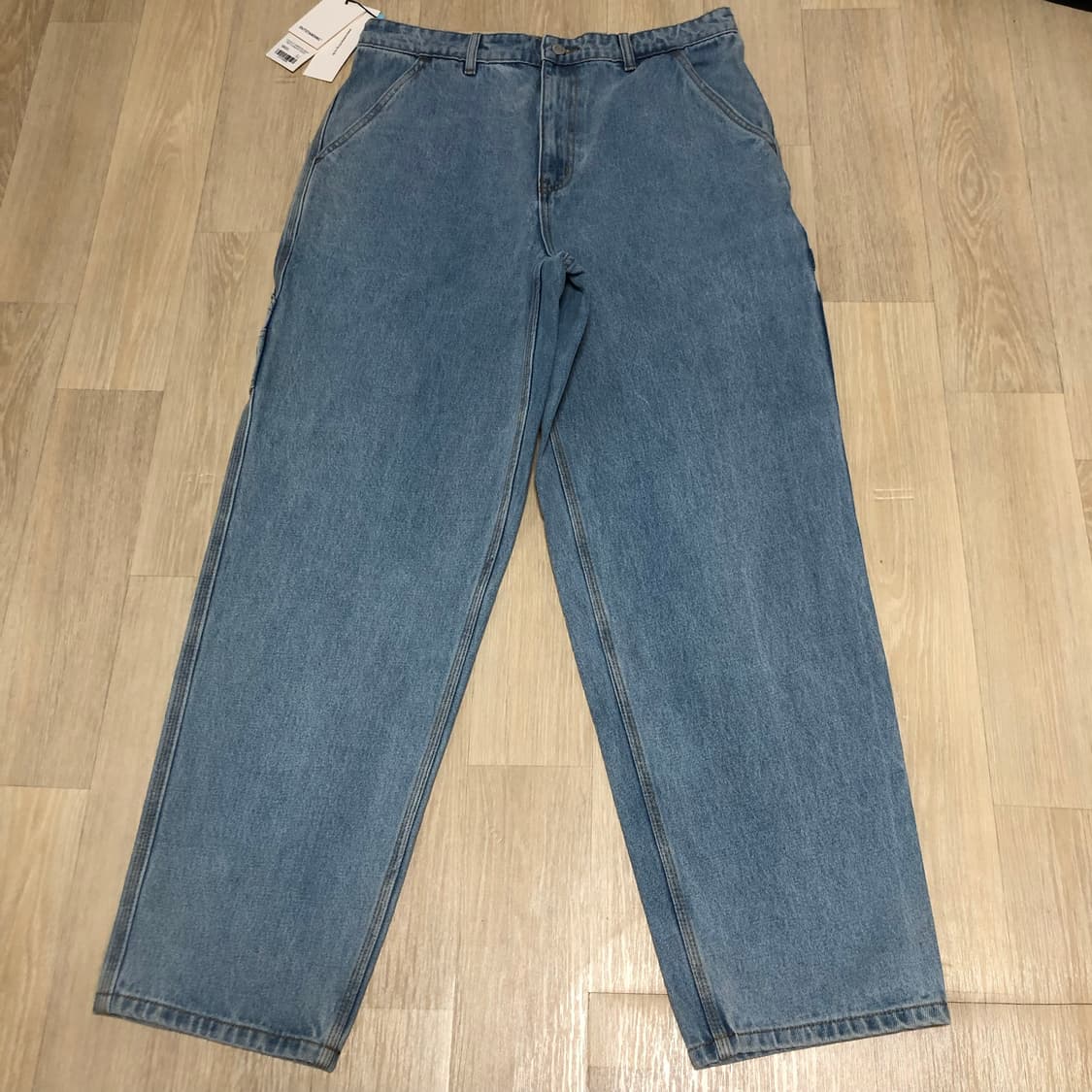 (34) 새상품 아웃스탠딩 OUTSTANDING 루즈핏 카펜터 팬츠 데님 상품이미지1