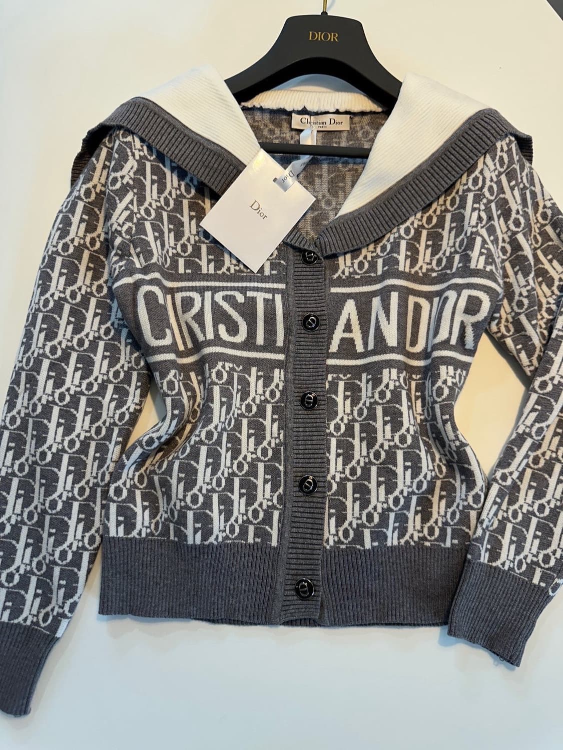 (새상품)디올세일러가디건 상품이미지1