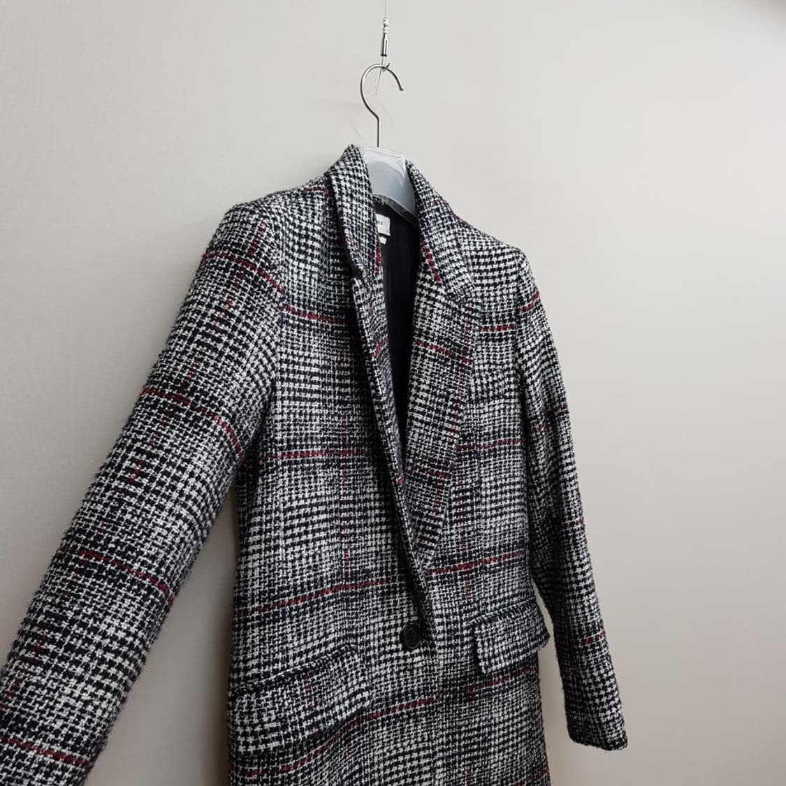 이자벨마랑 에뚜왈 버진울 트위드 체크 자켓 36사이즈 상품이미지4