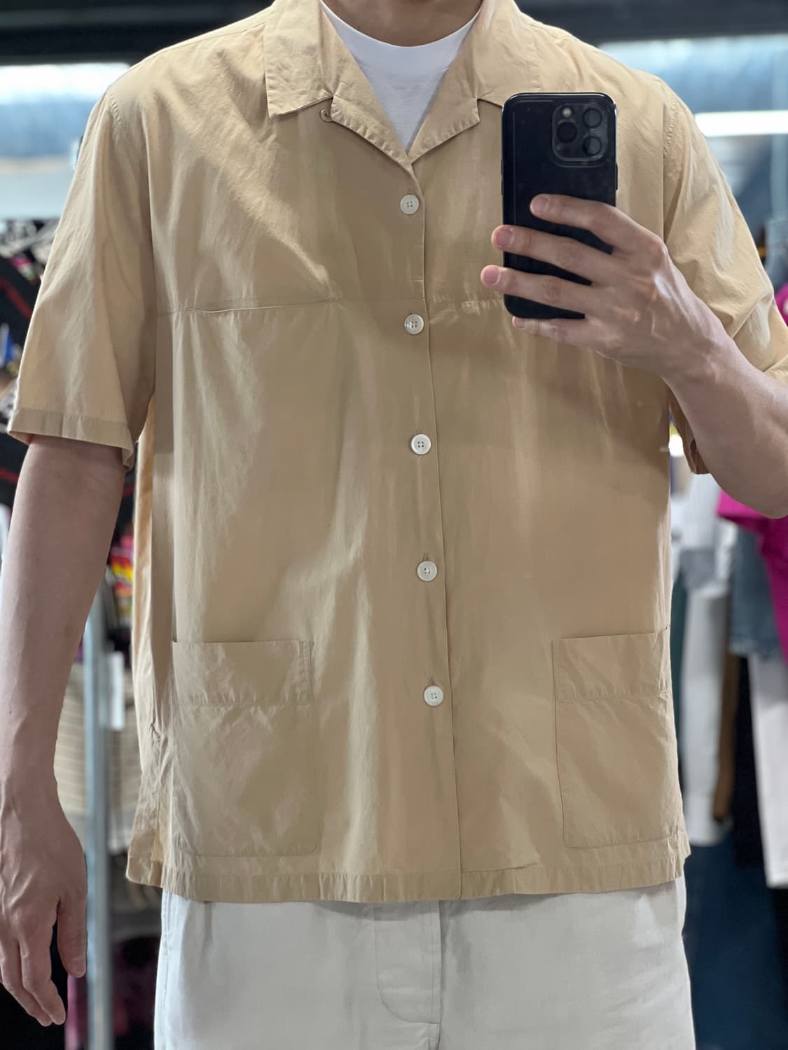 르메르 반팔 셔츠 베이지 52사이즈 상품이미지10