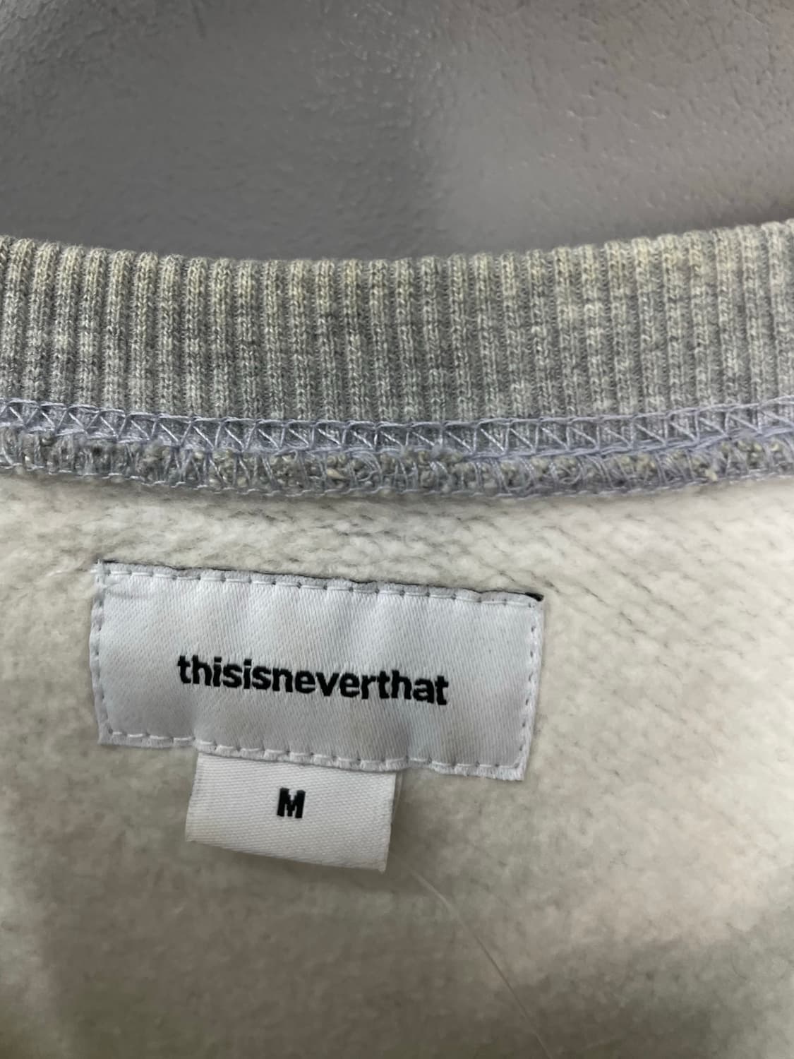 디스이즈네버댓 그레이 맨투맨 H2264 상품이미지5