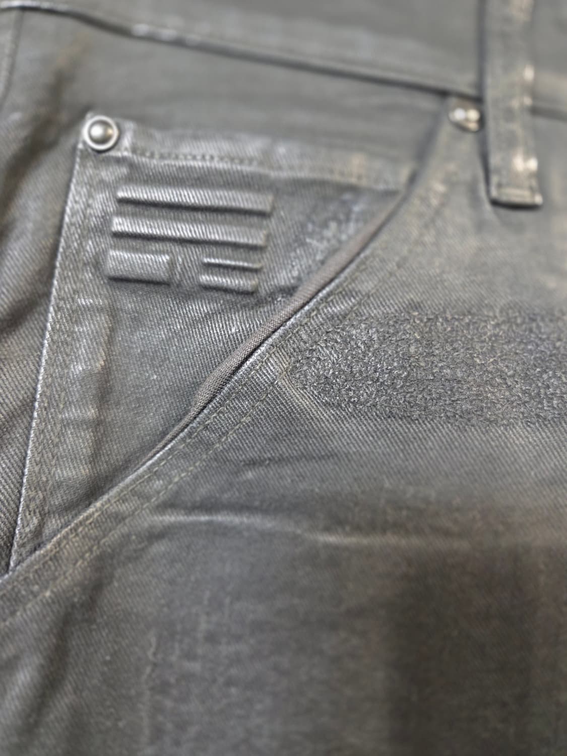 G-Star Raw 블랙 바이커 청바지(W33/L32) 상품이미지4