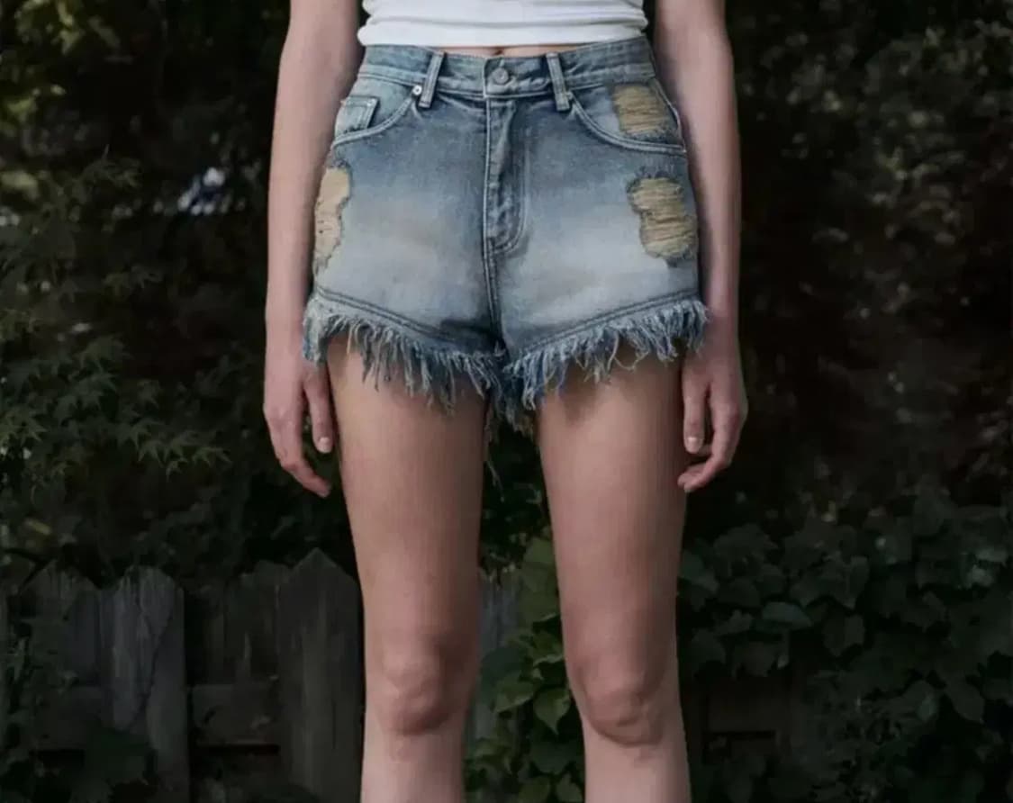 보헤미안서울 데미지 쇼츠 반바지 L 상품이미지1