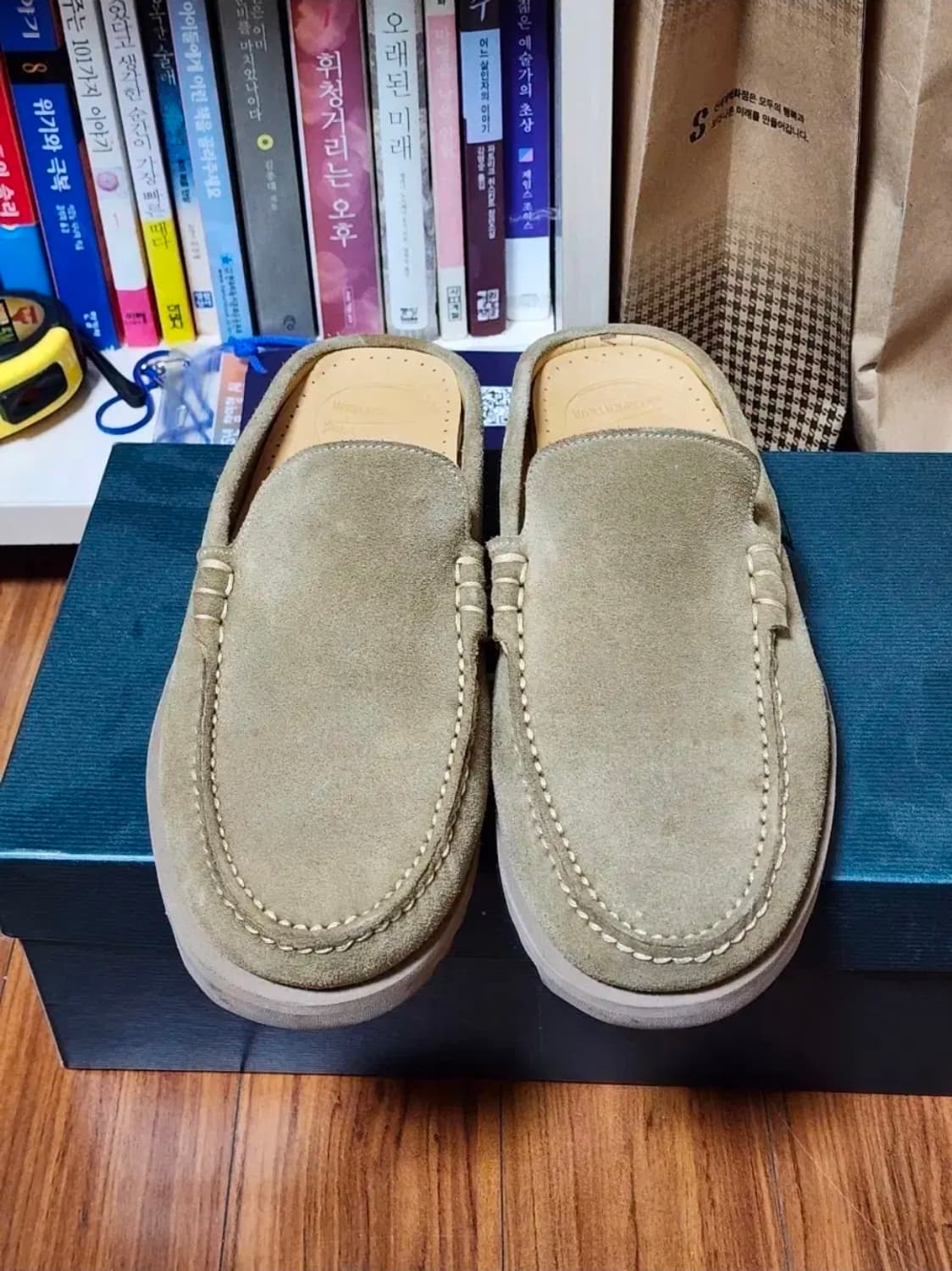 파라부트x아펜처 스웨이드 뮬 UK7 상품이미지1