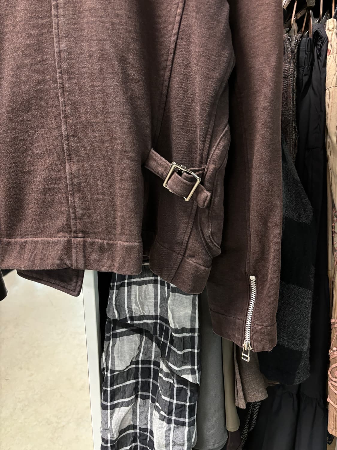 Estnation 스웻 라이더 자켓 상품이미지4