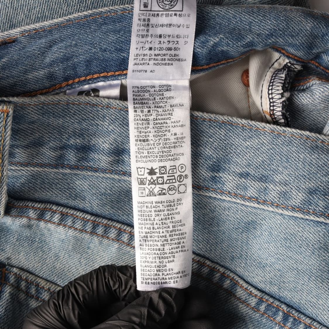 리바이스 스트레이트 데님팬츠 32 상품이미지6