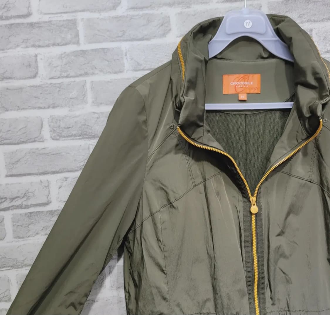 👠여성90사이즈👠크로커다일 바람막이 카키(봄~초여름) 상품이미지3
