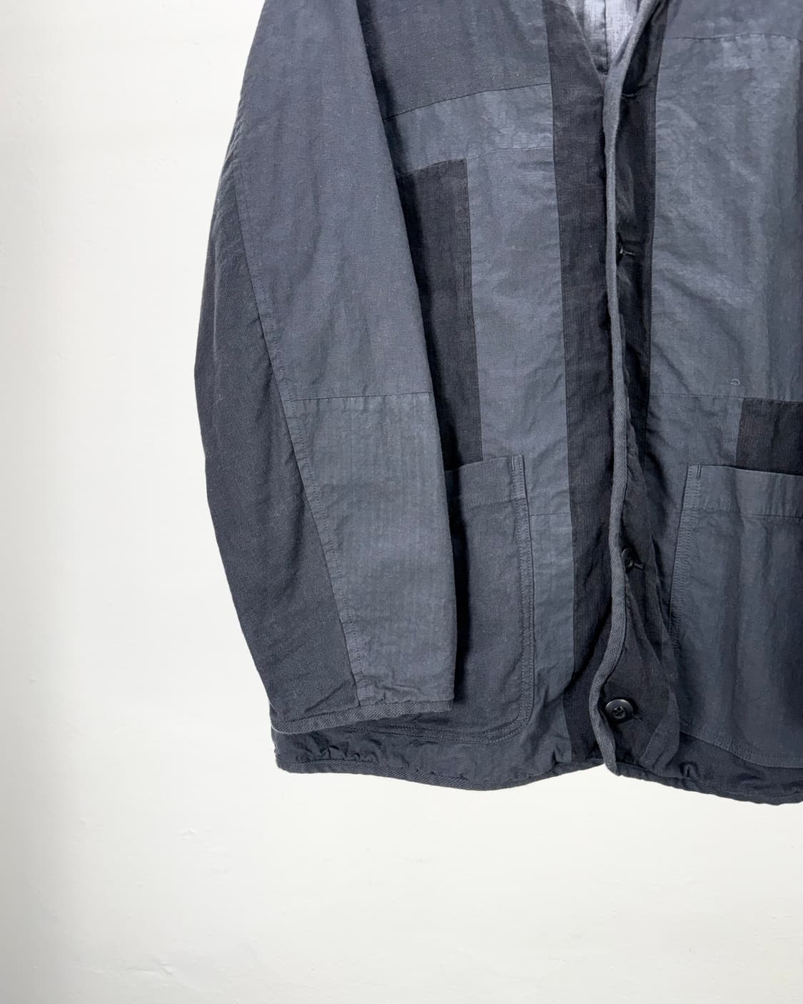 세이지 드 크레트 24ss 패치워크 논카라 코튼 자켓 상품이미지4