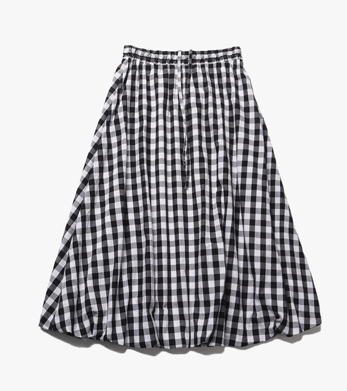 BEAMS BOY - CHECK BALLOON SKIRT 상품이미지1