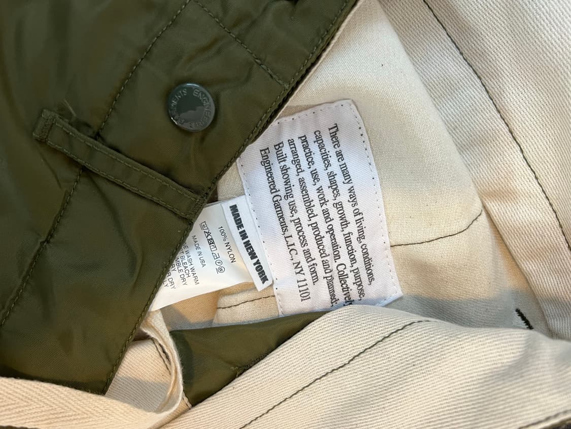 엔지니어드가먼츠 팬츠 상품이미지2