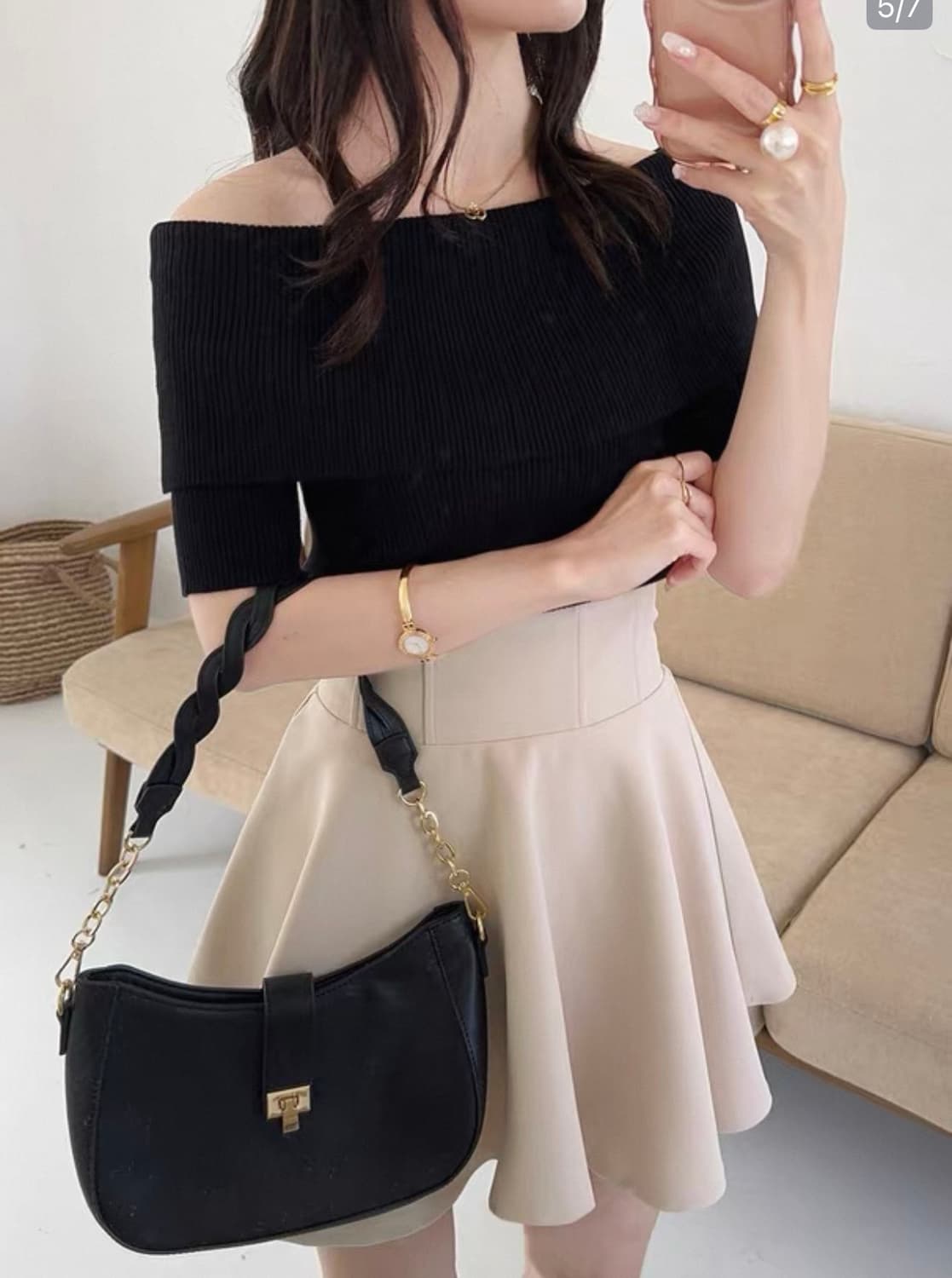 grl 스커트 미셸마카롱깔 상품이미지2