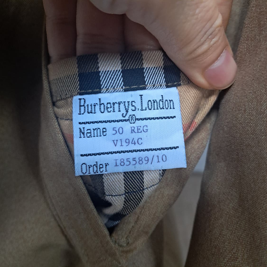 버버리 빈티지 트렌치 코트 50 REG(약 100) 상품이미지4