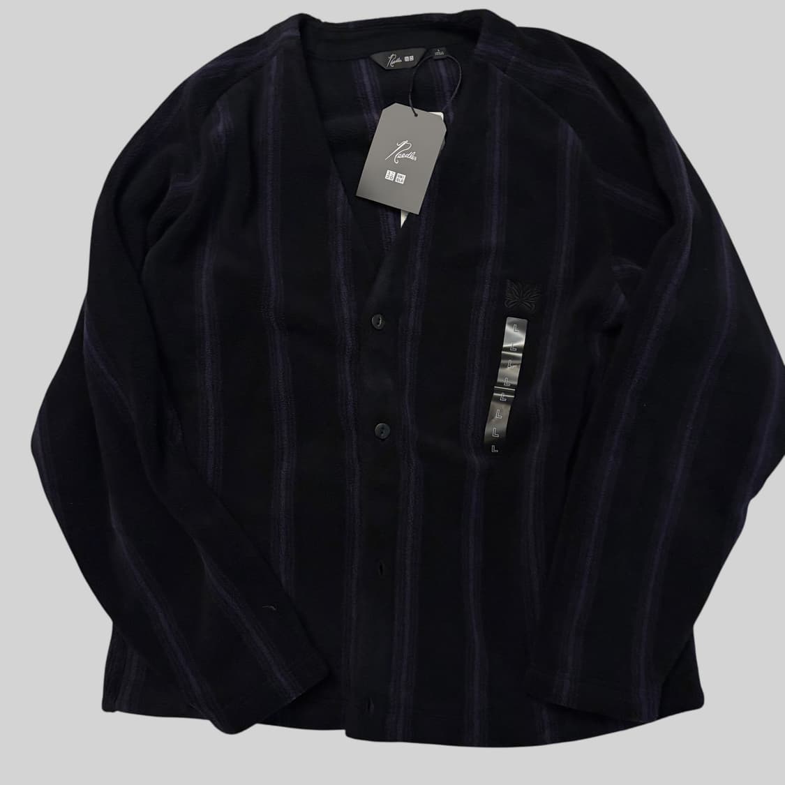 유니클로 x 니들스 스트라이프 가디건 L 상품이미지1