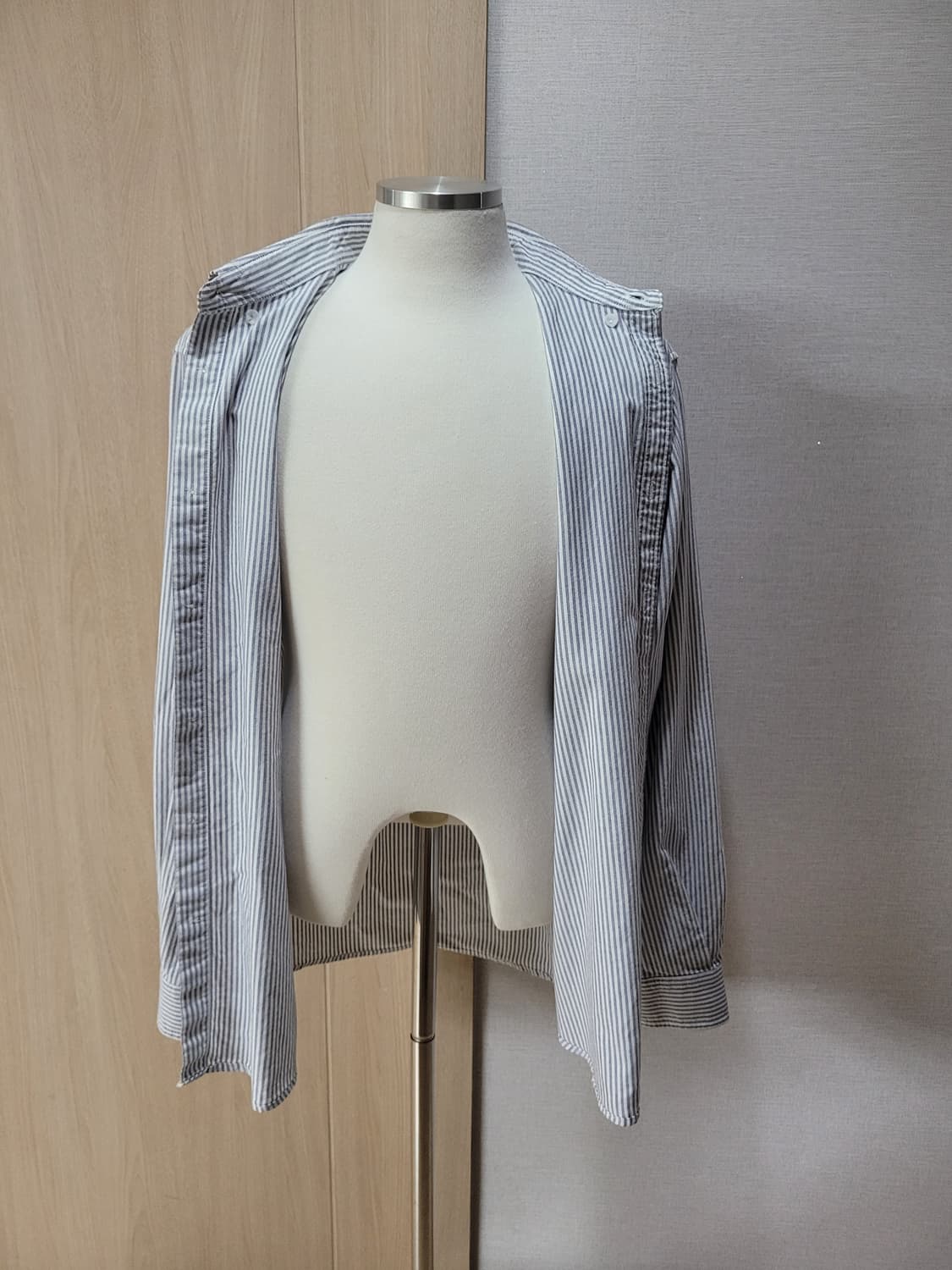 스파오 SPAO 남자 옥스포드 셔츠 XL 라이트그레이 상품이미지7