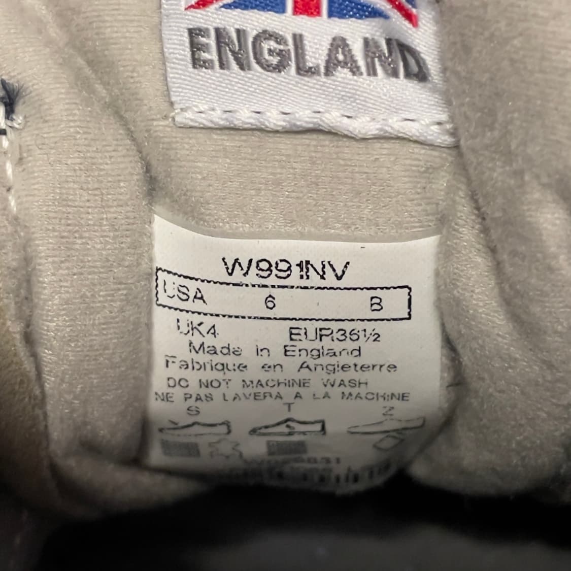 뉴발란스 (우먼) 991 UK 네이비   상품이미지7