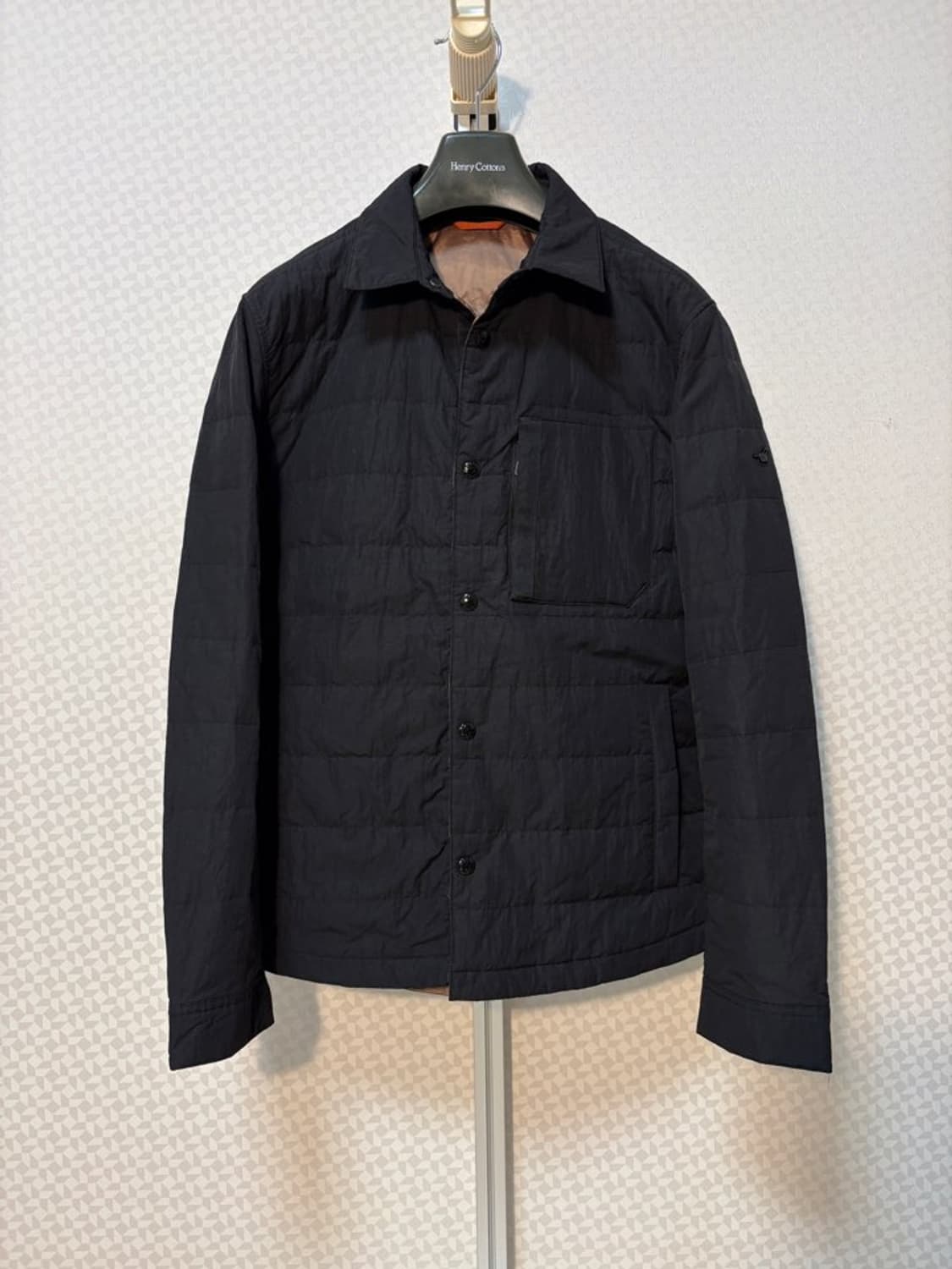 24fw 헨리코튼 워싱 다운 패딩 셔츠  상품이미지1