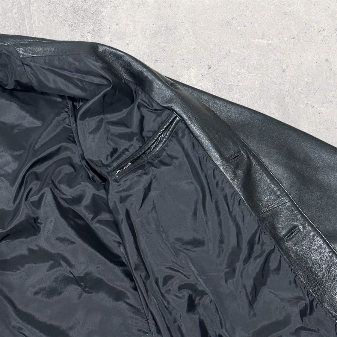 윌슨 리얼 레더 카코트 줄리안 BLACK L 상품이미지6