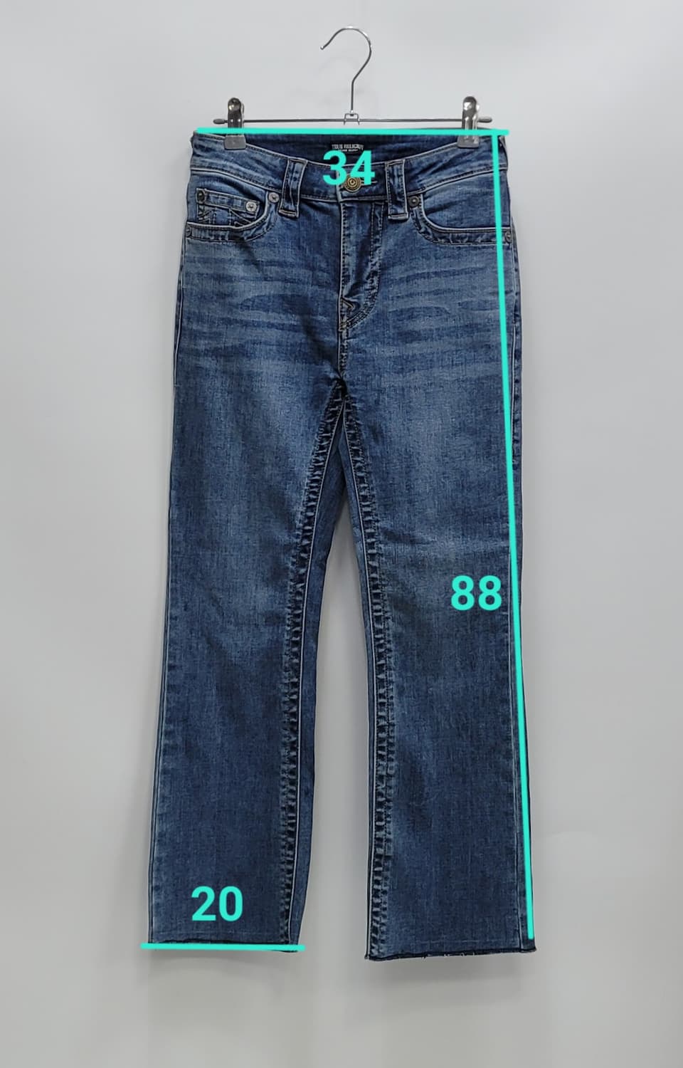 트루릴리전 22SS 세미 부츠컷 데님 청바지 / 여 26
 상품이미지10