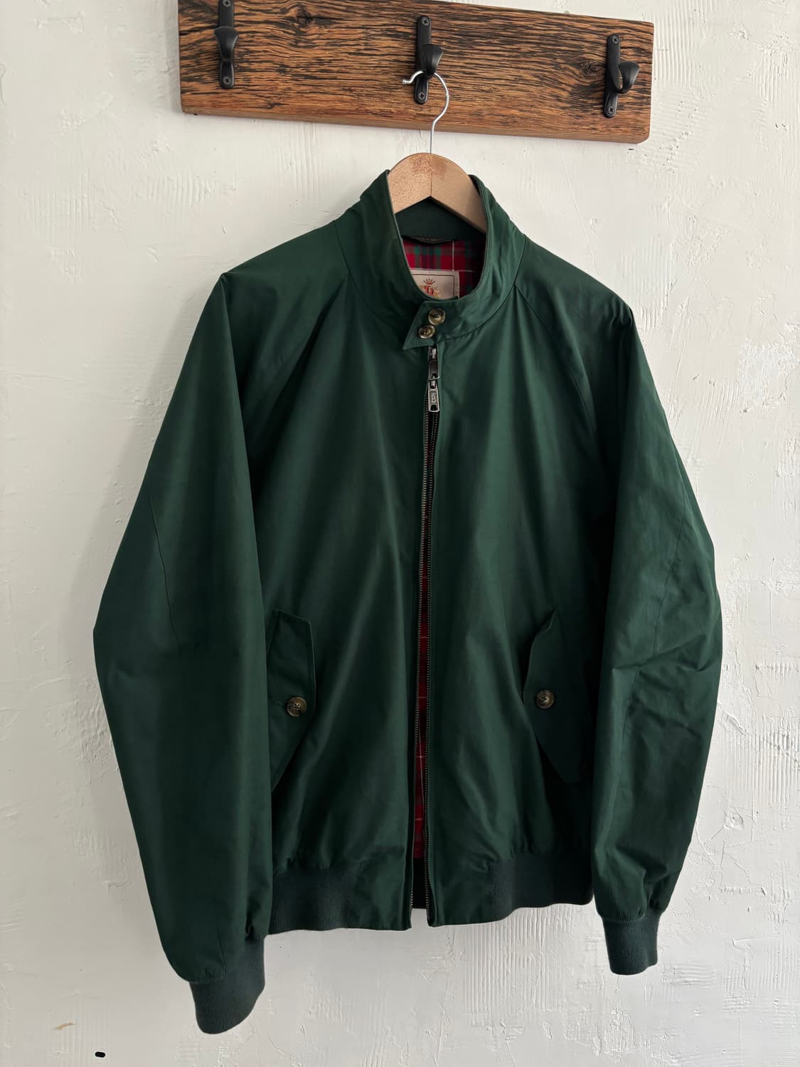 Baracuta 바라쿠타 레이싱 그린 G9 해링턴 자켓 상품이미지8