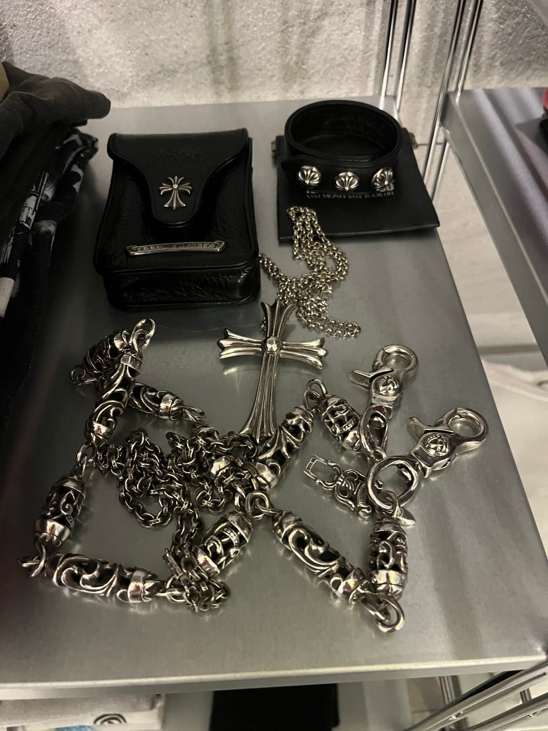 크롬하츠 라지 크로스 팬던트 상품이미지6