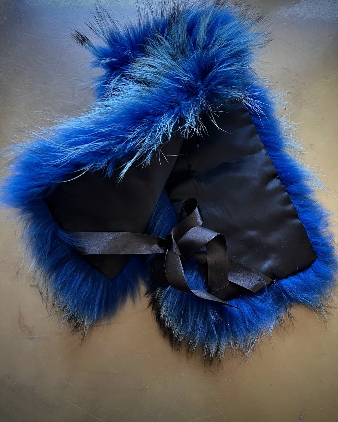 SAGA Furs European Real Fox Blue Scarf 상품이미지9