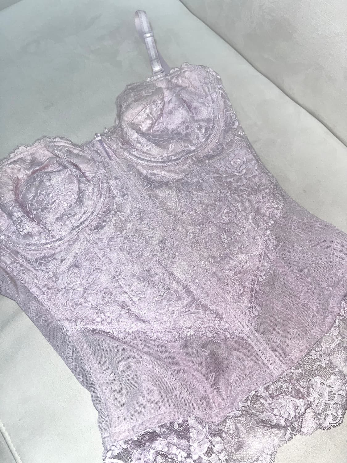 핑크 라벤더 레이스 코르셋 히메갸루 상품이미지2