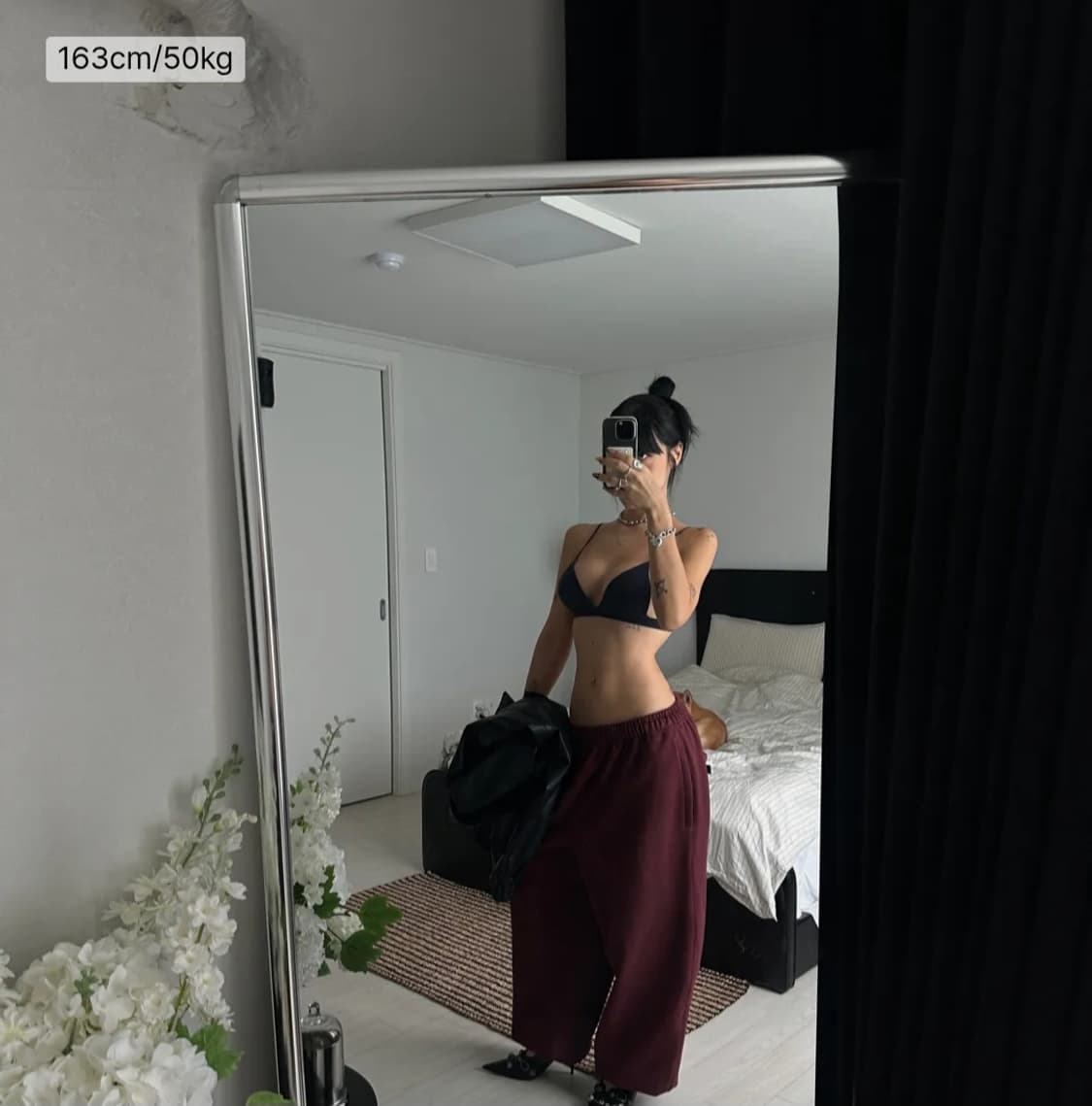 오도어 몰리 조거 팬츠 버건디 상품이미지1