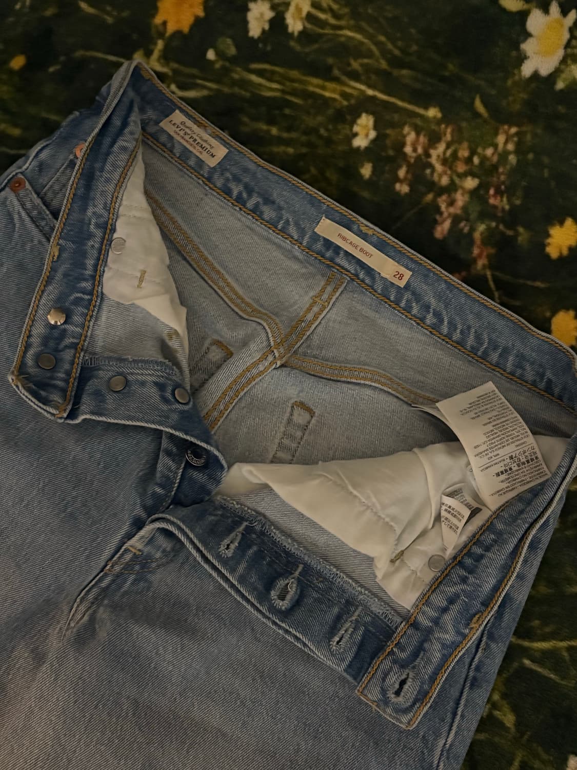 리바이스 RIBCAGE BOOT 데님진  상품이미지3