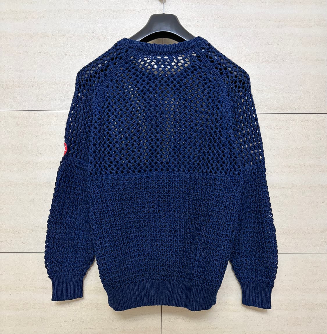 18SS 카브엠트 C.E LOOSE WAFFLE KNIT NAVY 상품이미지2