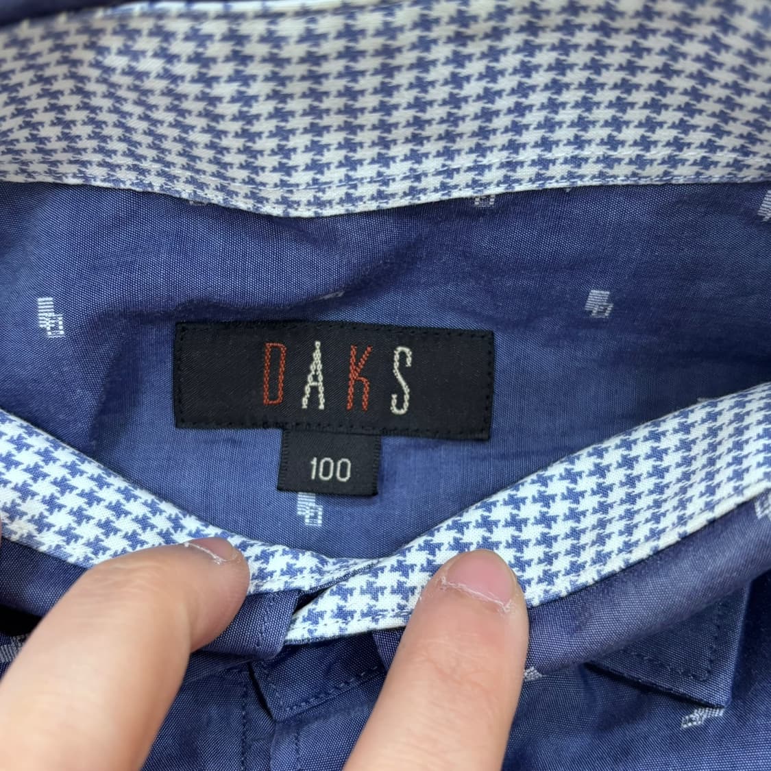 100 닥스 남성 패턴 반팔 셔츠 0415E 상품이미지3