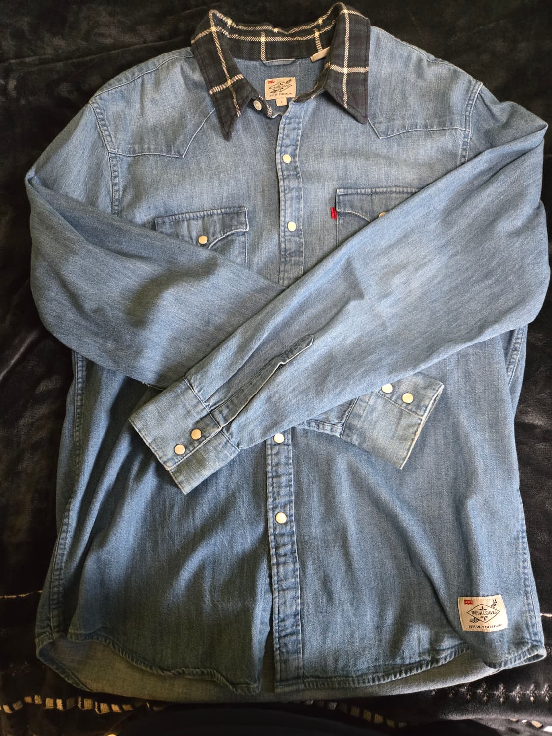 리바이스 웨스턴 셔츠 xl 상품이미지4