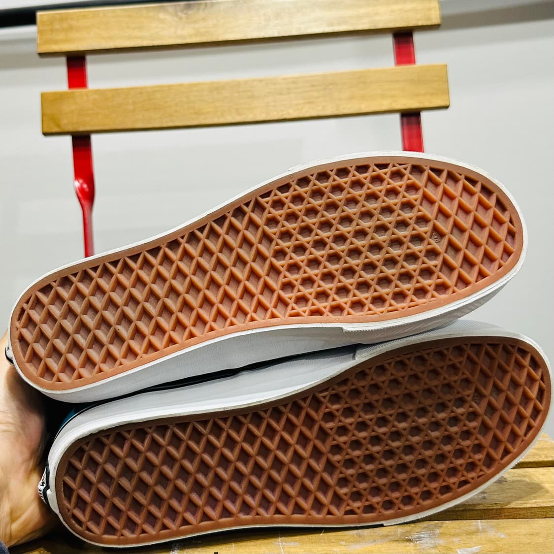 US8.5 265) 반스 운동화 남성 남자 신발 어센틱 블루 상품이미지6