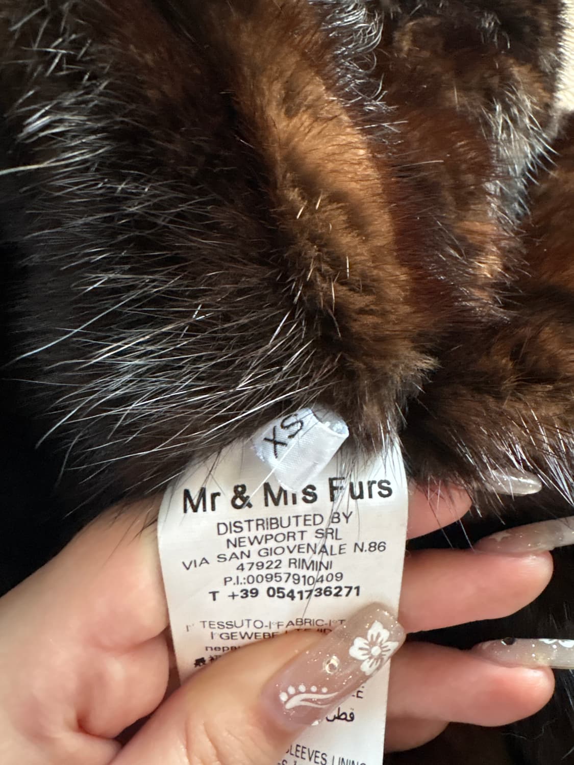 MR & MRS FURS Army Patch Fur Parka XS 상품이미지4