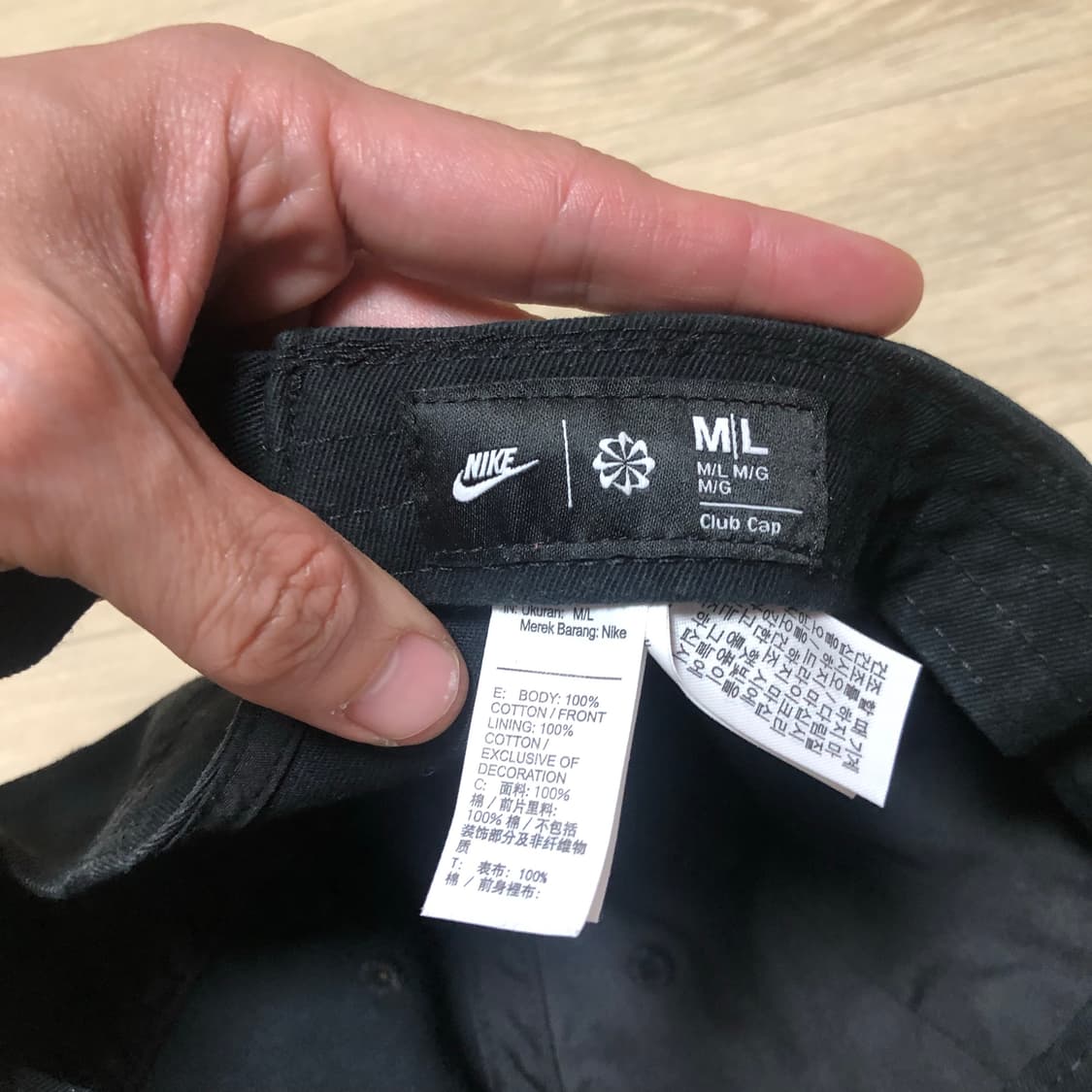 (M/L) 나이키 NIKE 클럽캡 트리플 블랙 나이키 모자 상품이미지6