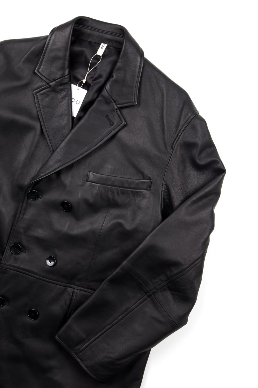 (새상품) CCU 더블 브레스티드 자켓 블랙 상품이미지2