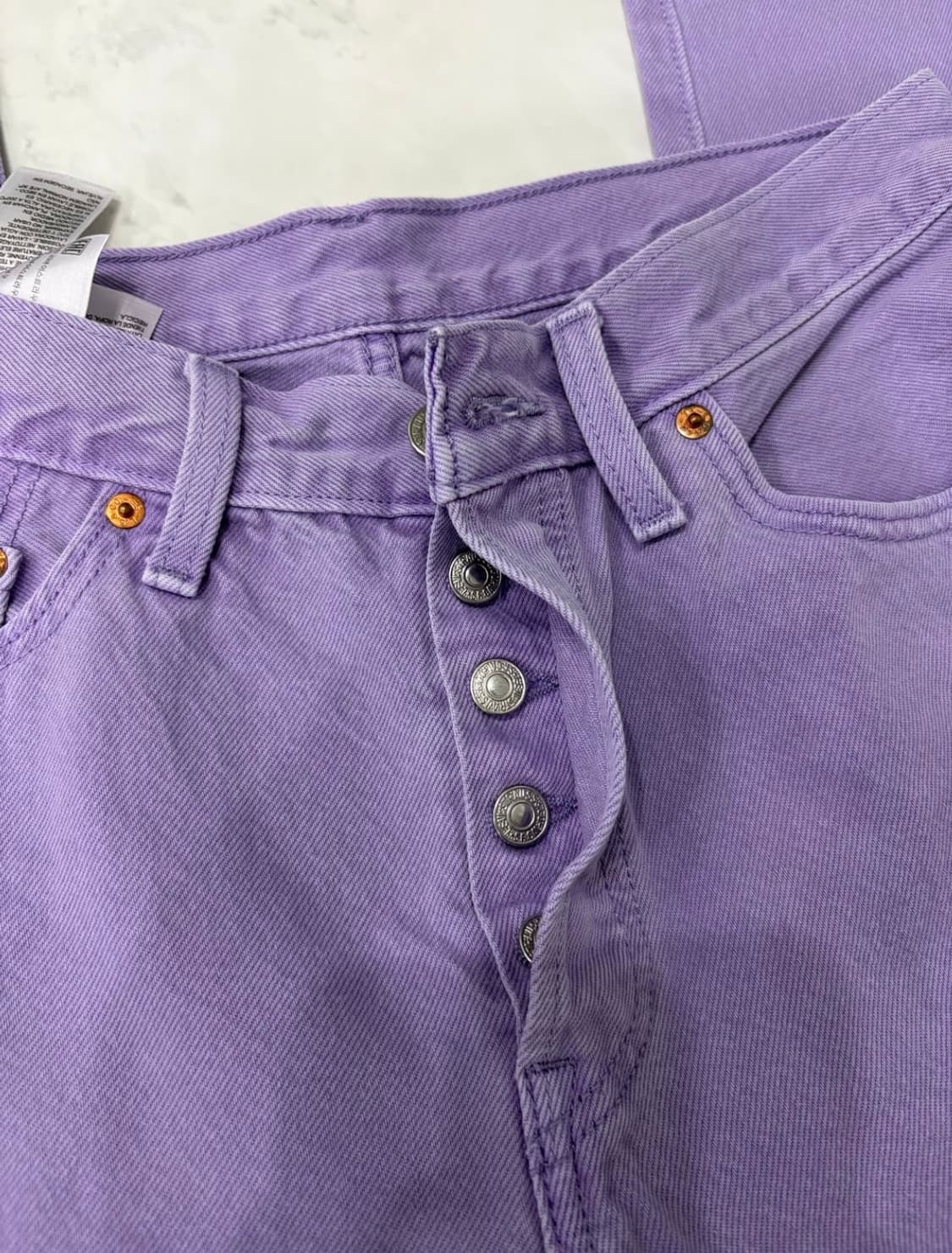 Levis 501 lavender denim pants 28x28 상품이미지6