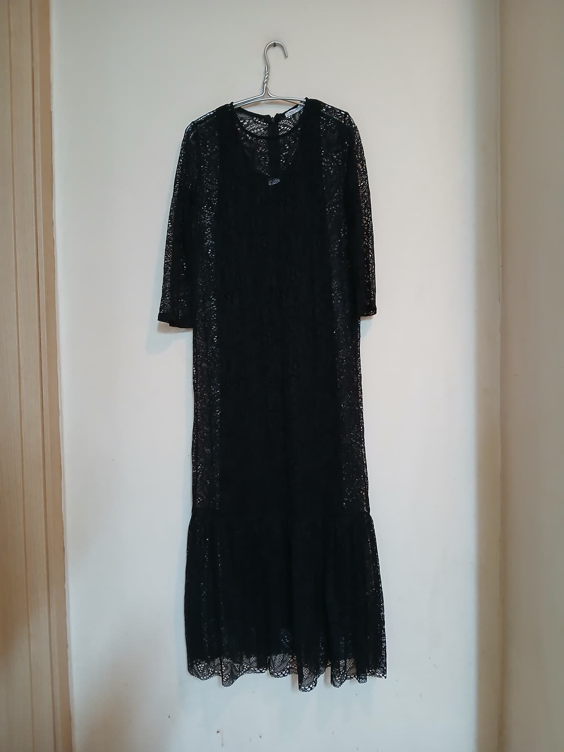 새상품 자라 레이스 칵테일 롱 원피스 파티 드레스 홀복 사은품 세트 나시 상품이미지4