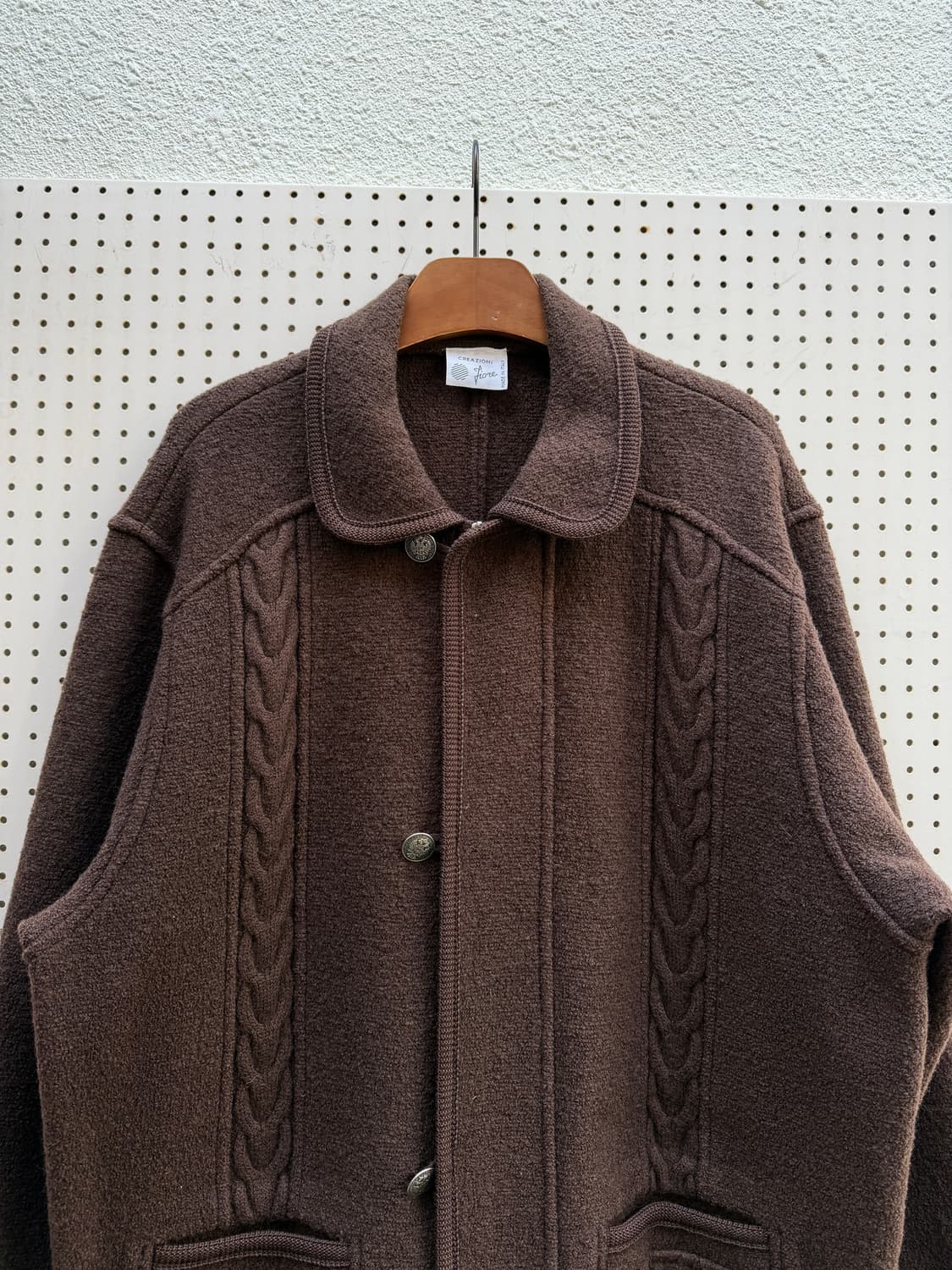 1990s FIORE BOILED WOOL JACKET 이탈리아 울자켓 상품이미지5