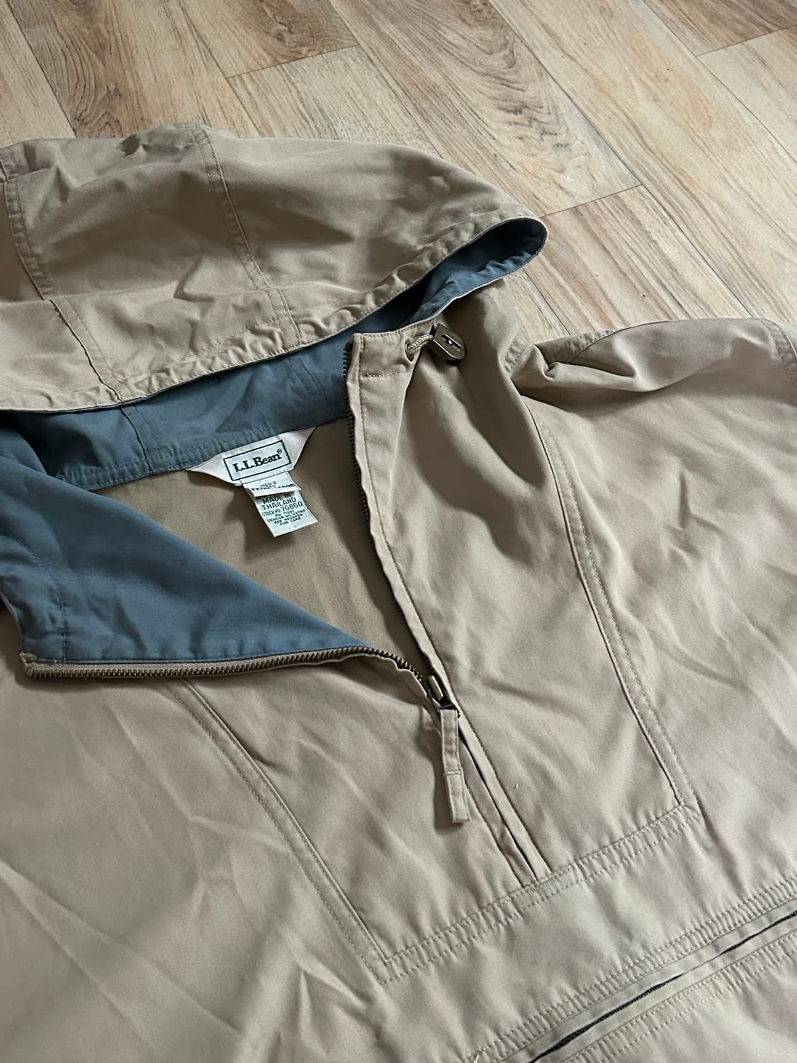 00s L.L Bean beige anorak  상품이미지4