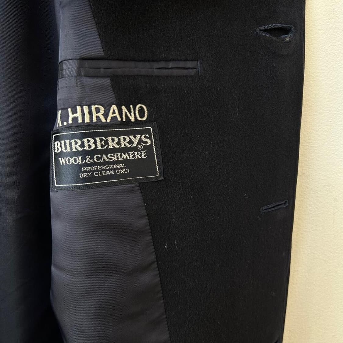 9879 - 버버리 블랙 울 코트 상품이미지5