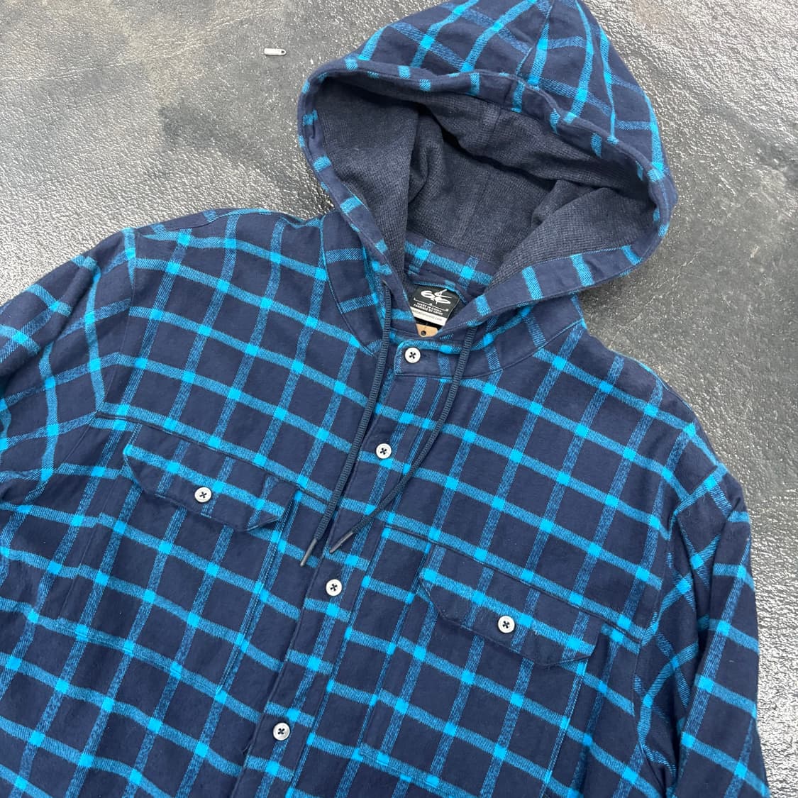 (95)나이키플란넬후드체크셔츠 상품이미지3