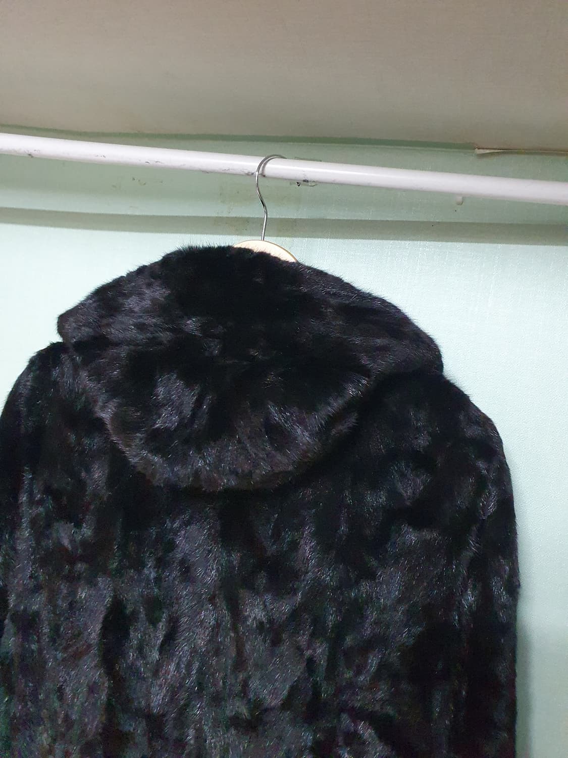 진도 끌레베 밍크 후드 코트 66 상품이미지10