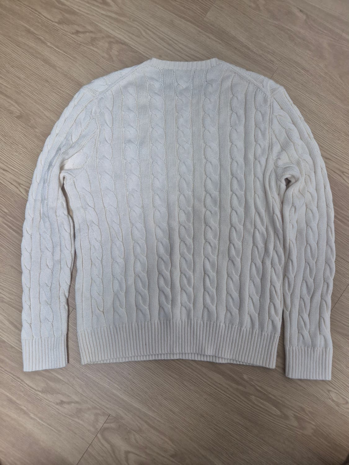 폴로 케이블 니트 코튼 스웨터 상품이미지2