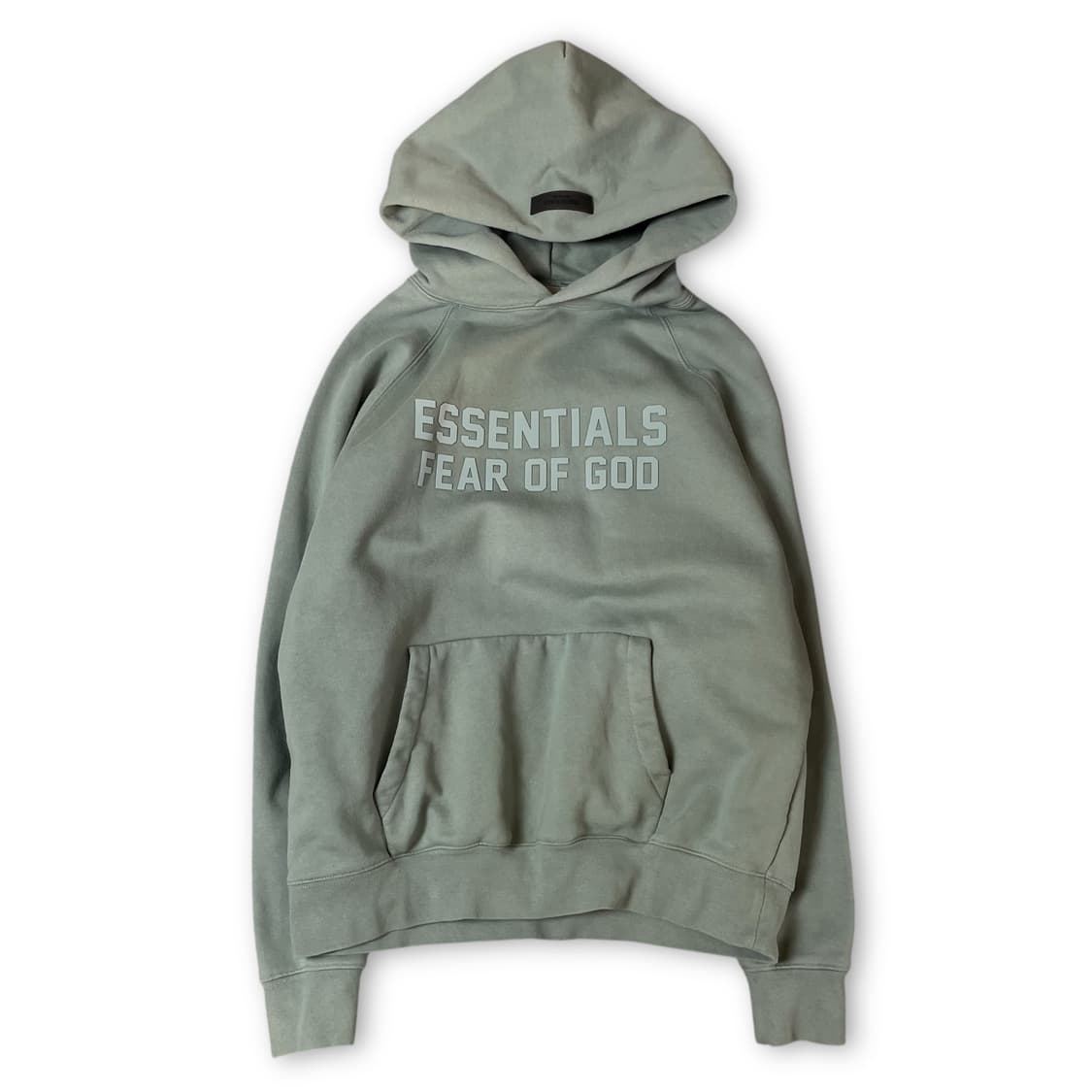 피어오브갓 에센셜 연그린 약기모 후드티 S 상품이미지1