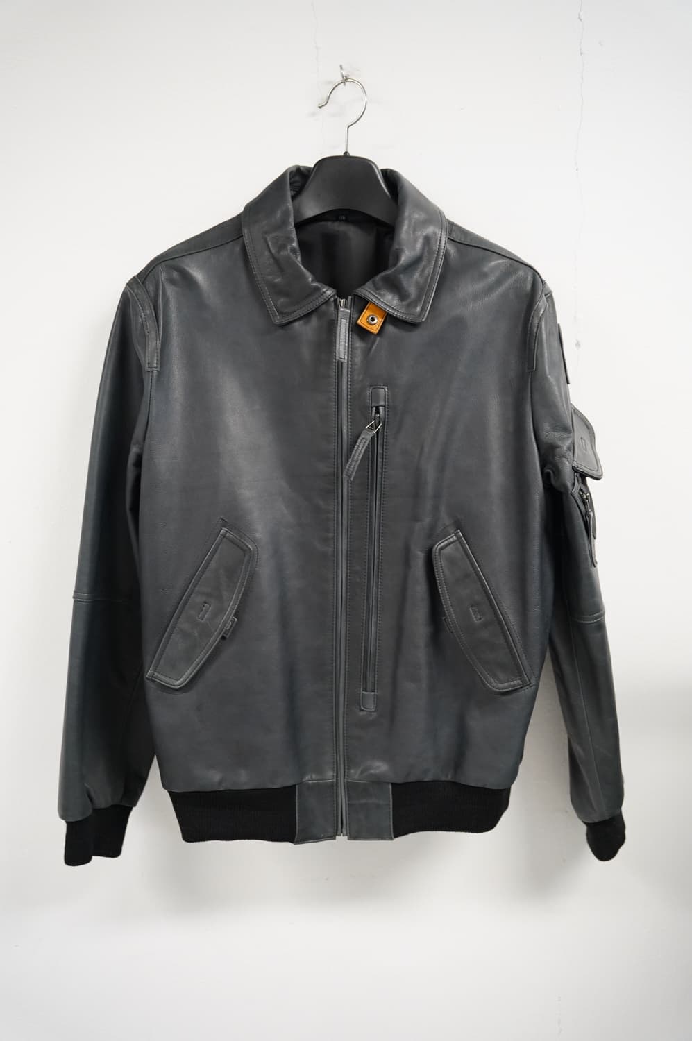 [N][110] 고트스킨 항공 레더 자켓 상품이미지1