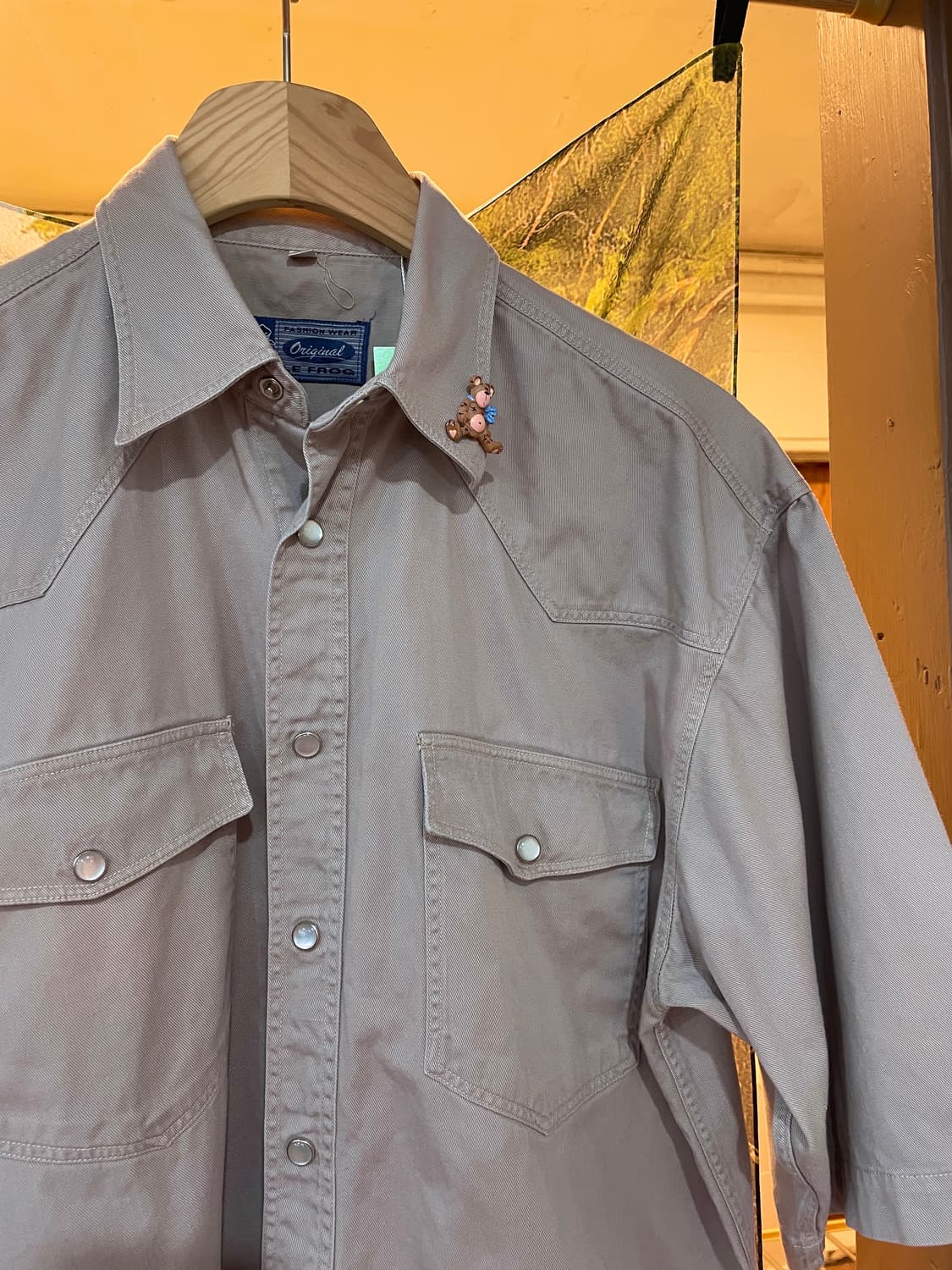 VTG 진베이지 웨스턴셔츠 상품이미지2